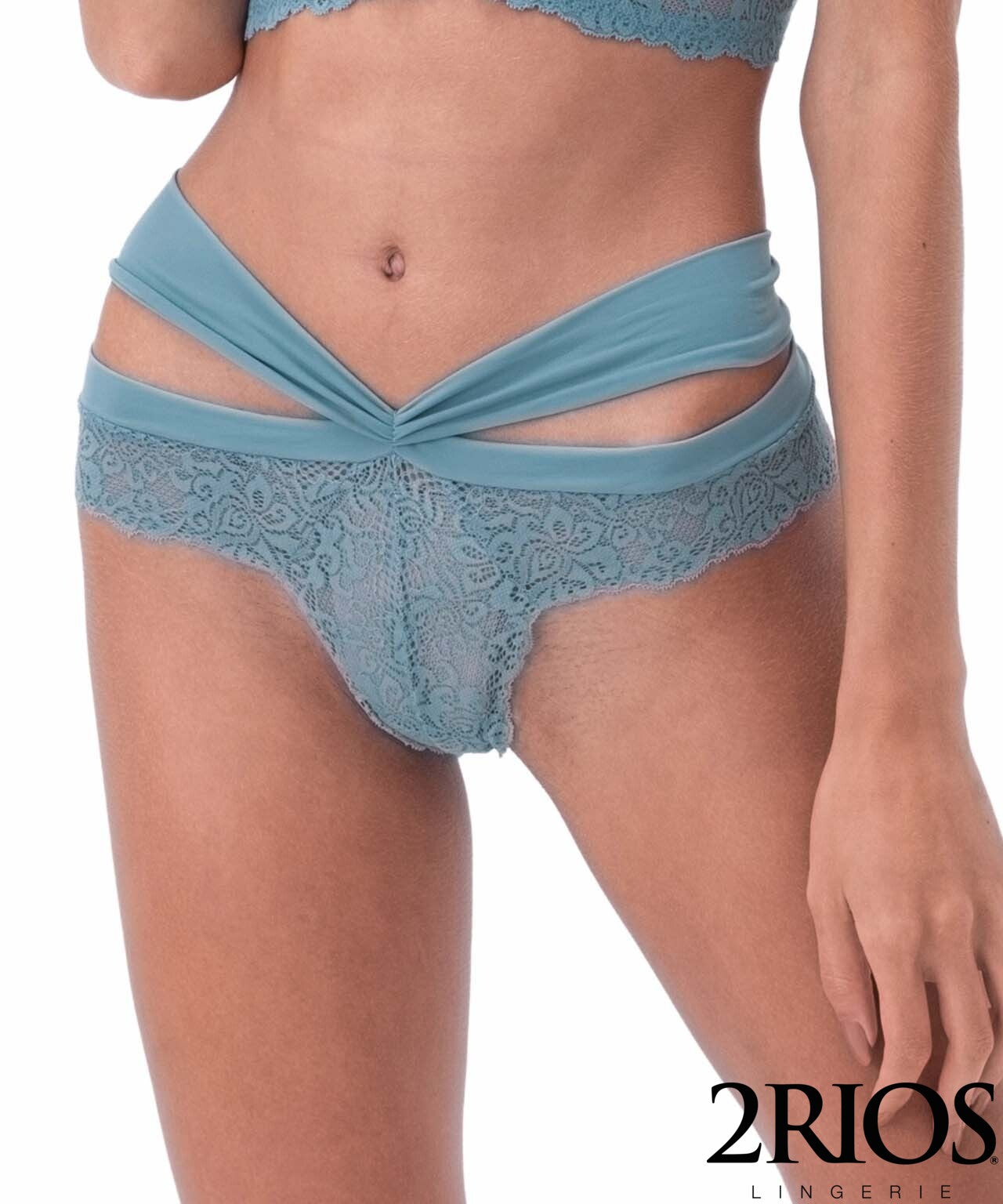 Ladies Undewear Microfiber with Pretty Lace Panty - China