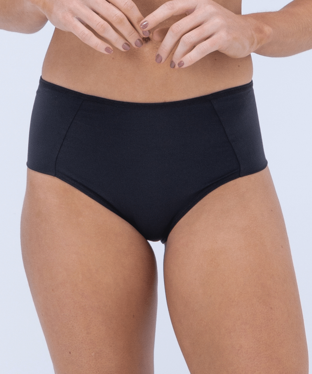 Microfiber Cross-Front Hipster Panty - Thyme Maternity